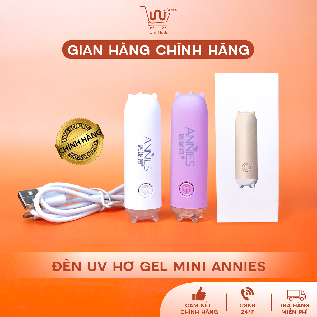 ĐÈN HƠ MINI CẦM TAY ANNIES CHÍNH HÃNG