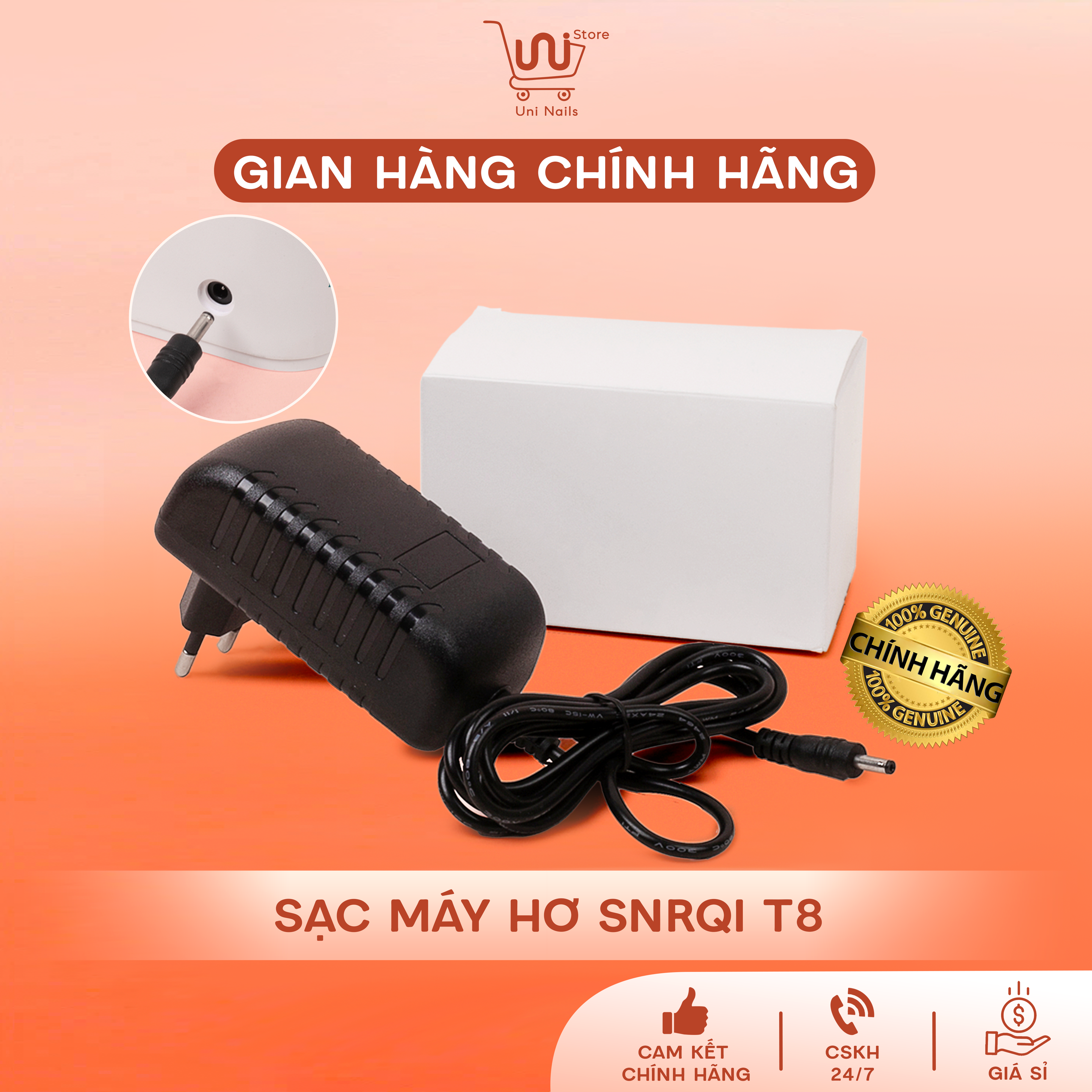 SẠC MÁY HƠ SUNRQI T8 CHÍNH HÃNG