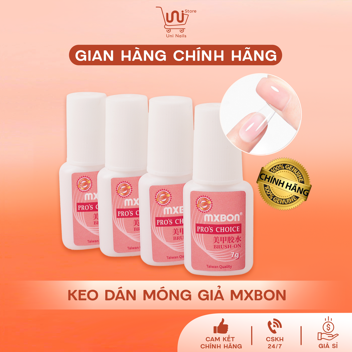 KEO DÁN MÓNG GIẢ MXBON CHÍNH HÃNG