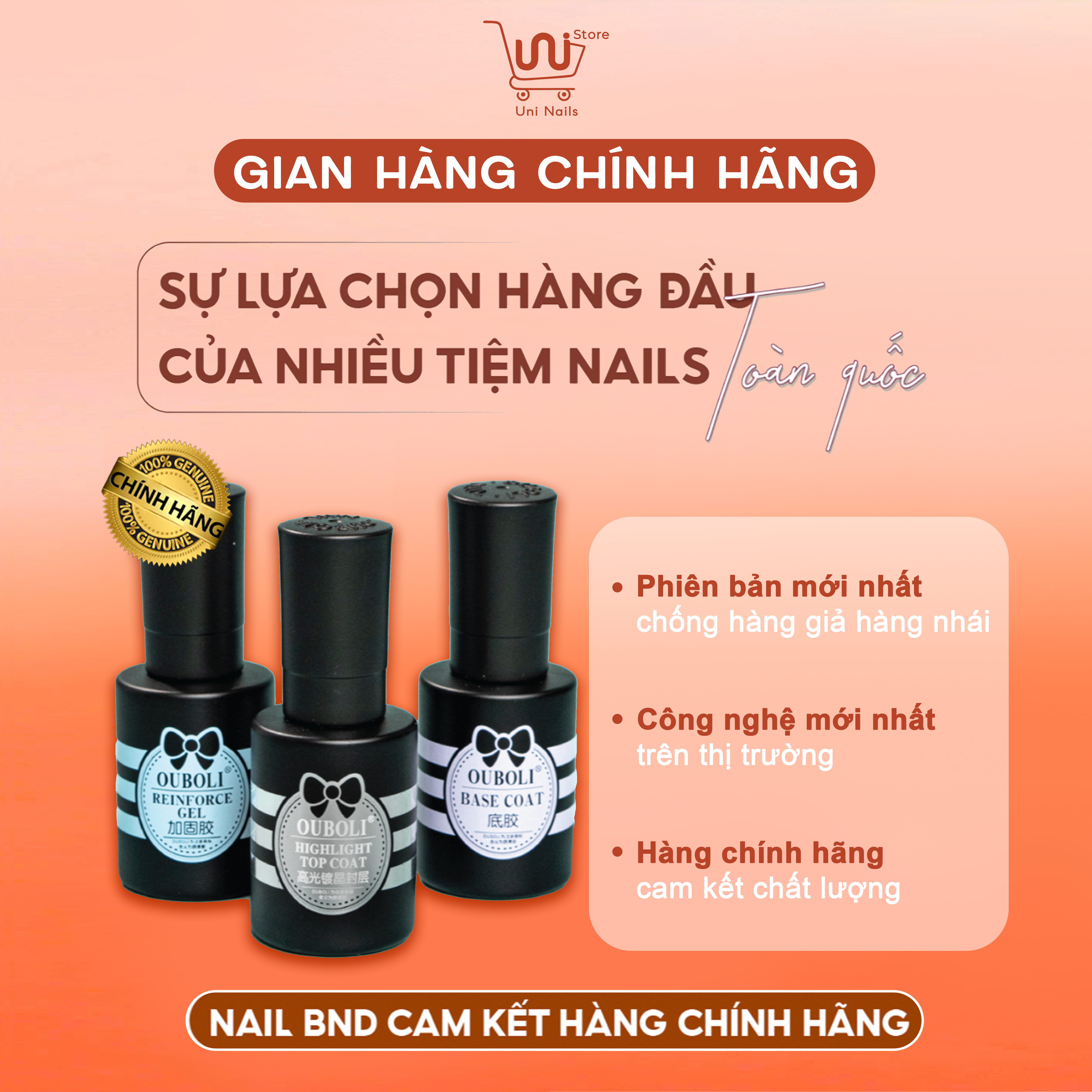 BASE - TOP - CỨNG MÓNG OUBOLI 20ML