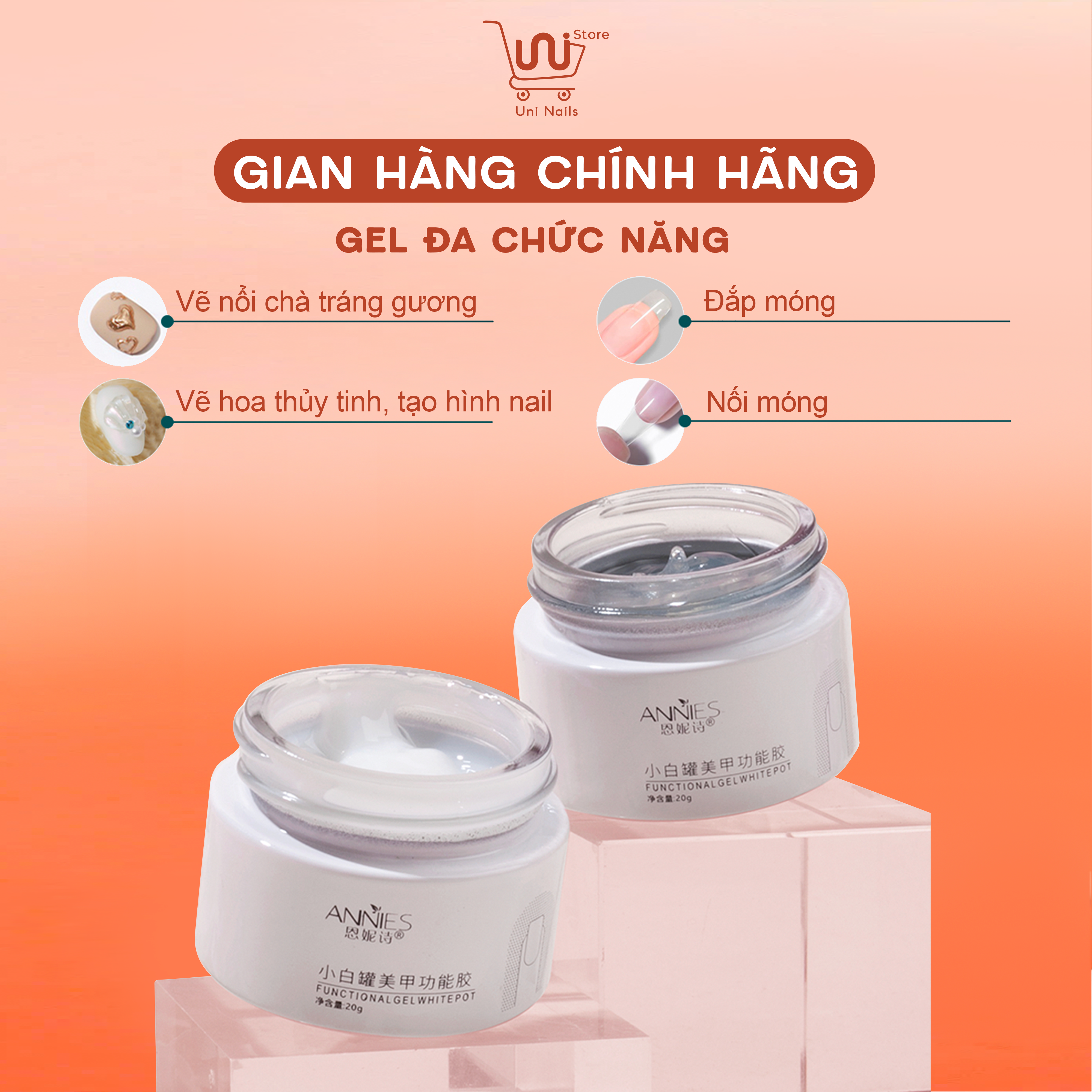 GEL NẶN ANNIES CHÍNH HÃNG - 20g