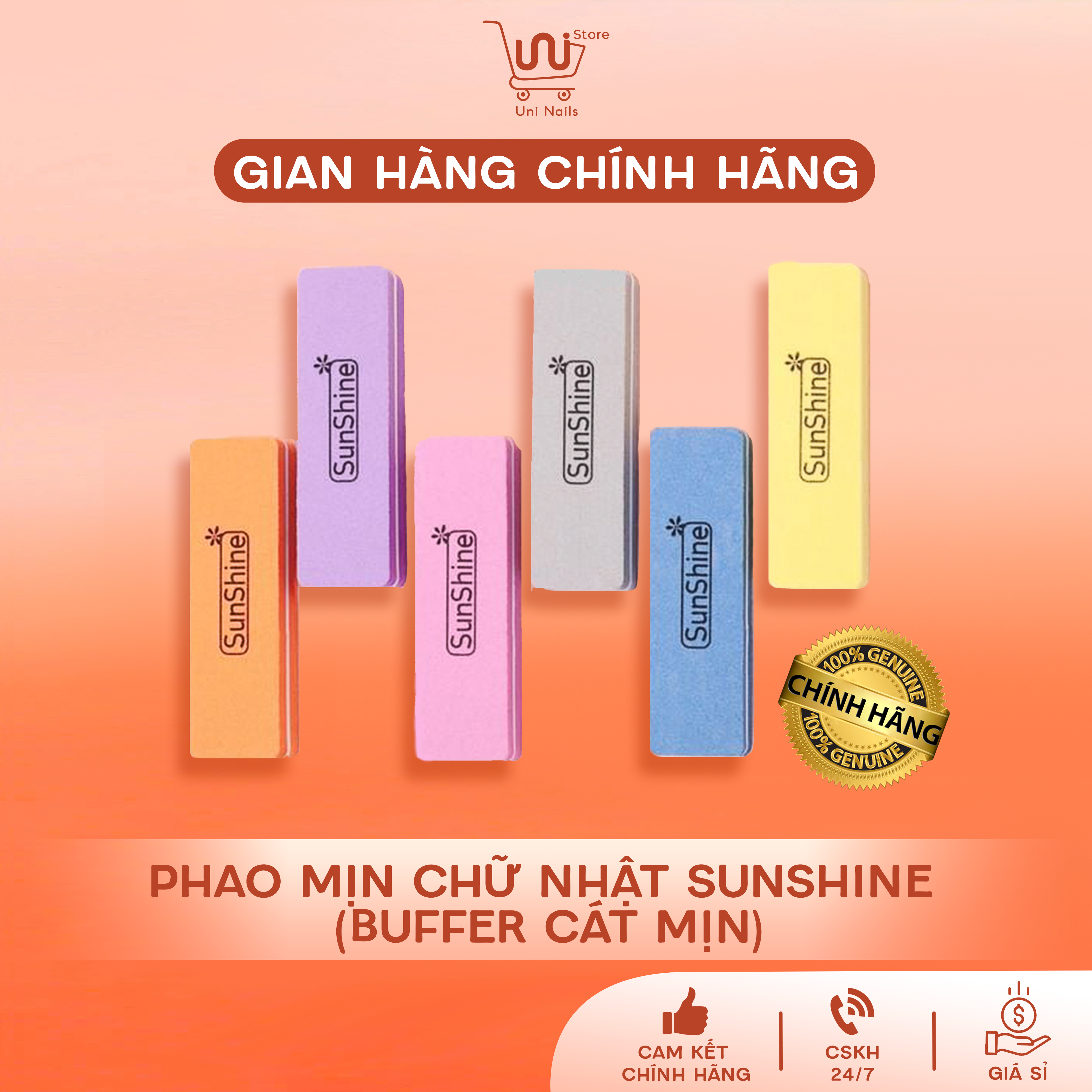 PHAO MỊN CHỮ NHẬT SUNSHINE (BUFFER CÁT MỊN)